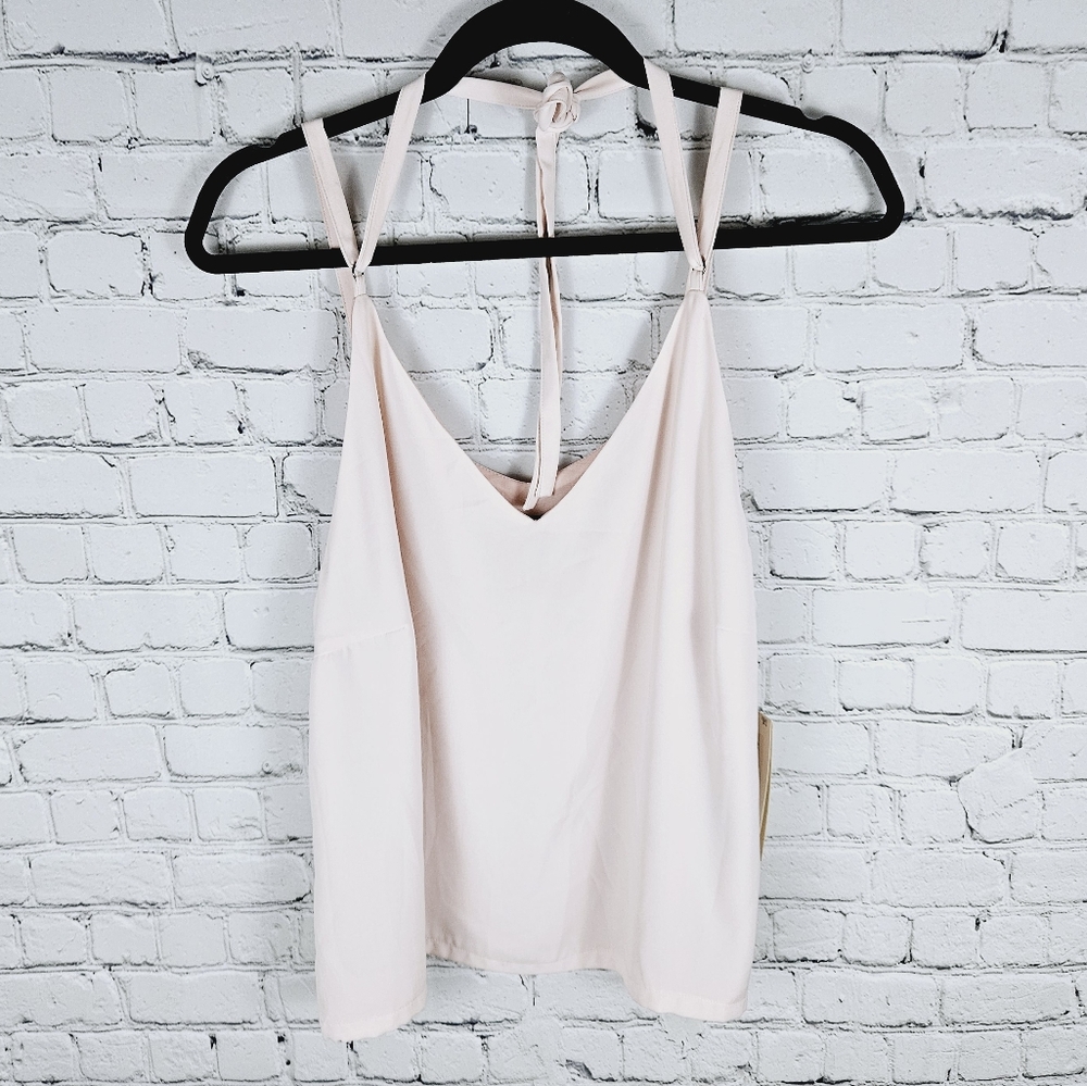 PRESS | adjustable strap flowy v-neck tank top blouse